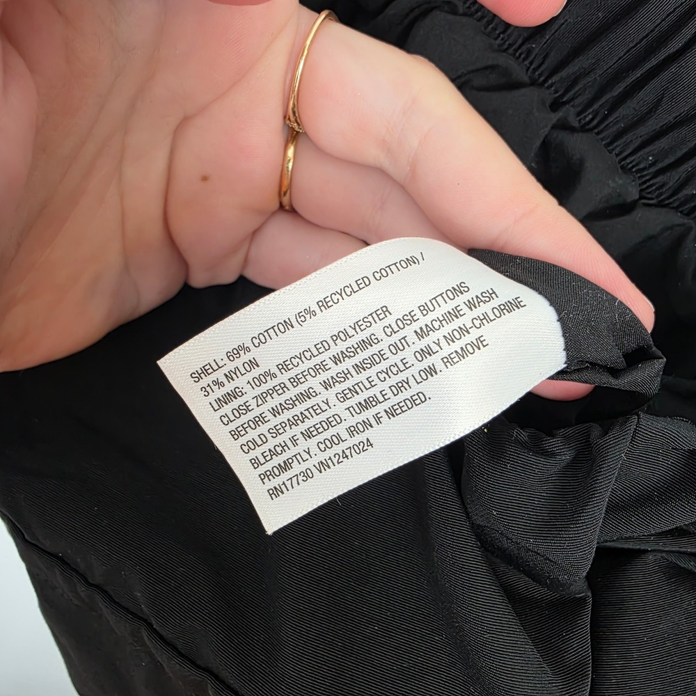 KBB By Kahlana Black Gorpcore Utility Cargo Streetwear Mini Skort Skirt Size L - Picture 5 of 7